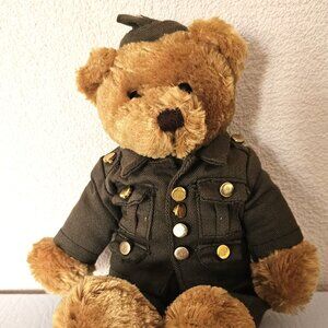 Plushland Army Military Teddy Bear Stuffed Toy Animal 2006